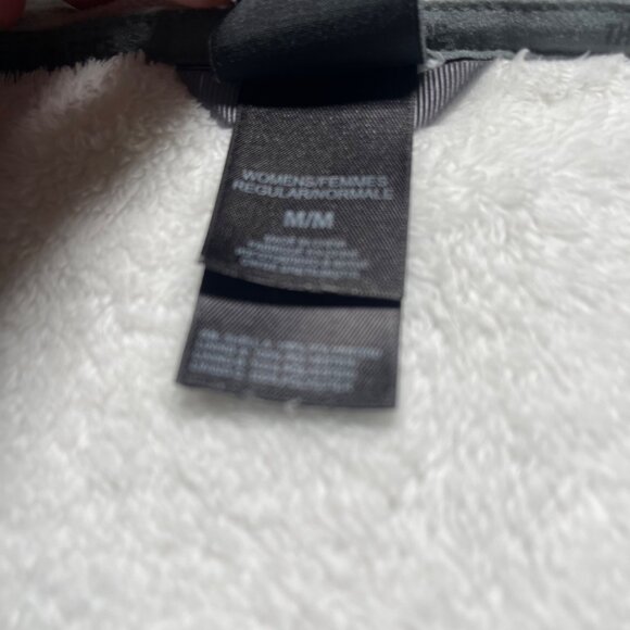 The North Face Womens M White Osito Fleece Jacket Plush Full Zip Pink Logo Y2K - Picture 4 of 7